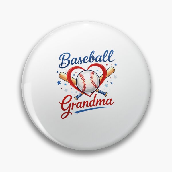 Artikelvorschau, Baseball-Oma – Stolze Baseball-Oma mit Herz-Schlägerdesign entworfen und verkauft von bilal sibgui.