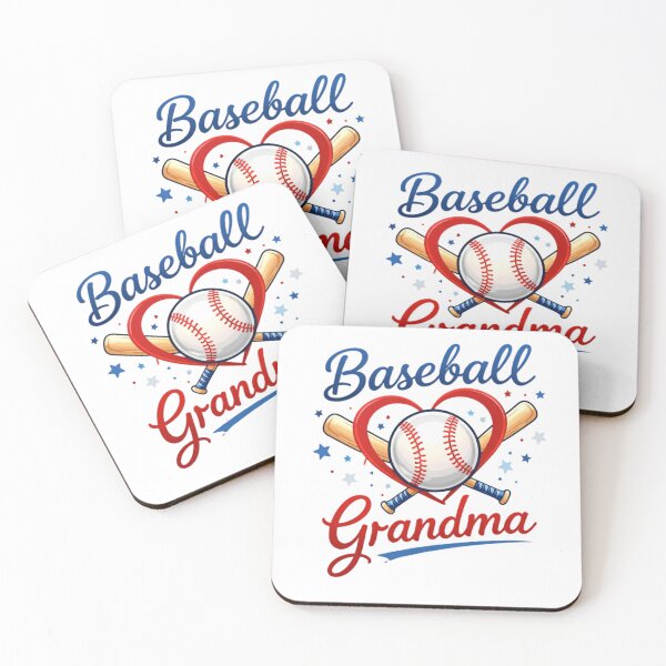 Item preview, Baseball Grandma – Proud Baseball Grandmother Heart Bat Design  designed and sold by bilal sibgui.