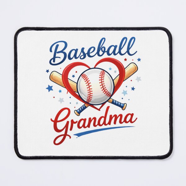 Item preview, Baseball Grandma – Proud Baseball Grandmother Heart Bat Design designed and sold by bilal sibgui.