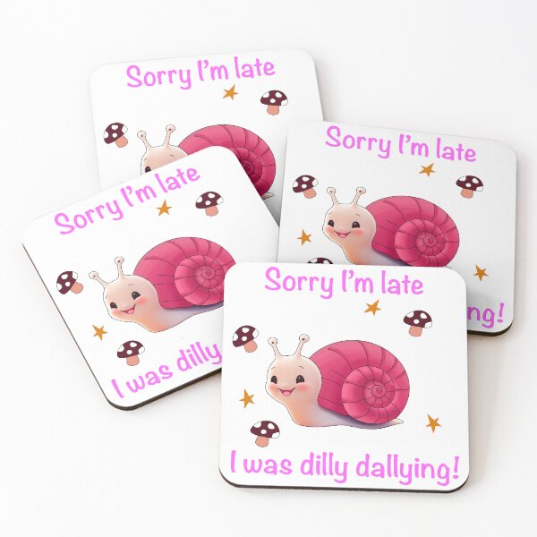 Item preview, The late snail  designed and sold by SlothPrints.