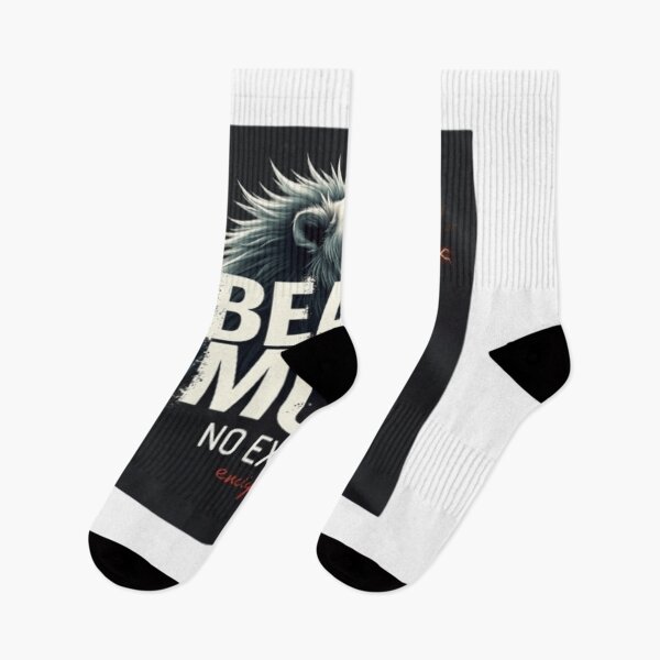 Item preview, Beast Mode No Excuse – Fierce Lion Motivational Power Quote Design designed and sold by GloboStyle Design .