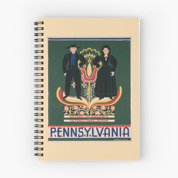 Item preview, Vintage Pennsylvania Poster designed and sold by JournalOfTales.
