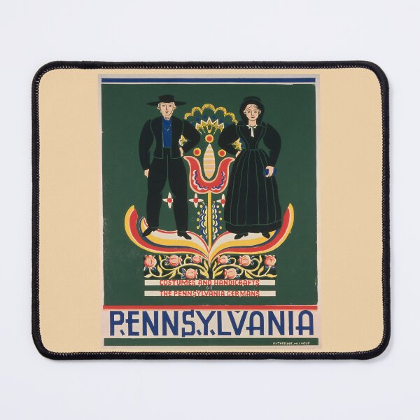 Item preview, Vintage Pennsylvania Poster designed and sold by JournalOfTales.