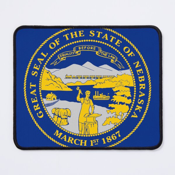 Item preview, Nebraska State Flag Clean Design designed and sold by NTGUILTY.