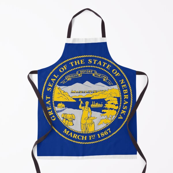 Item preview, Nebraska State Flag Clean Design designed and sold by NTGUILTY.