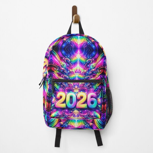 Item preview, VIBES.2026 | Arte psicodélico futurista en colores neón designed and sold by PetterxProject.