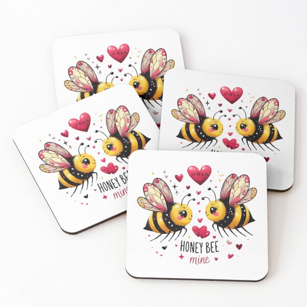 Item preview, Cute Bee Couple Valentine Shirt – Honey Bee Love Graphic Tee, Romantic Bee Art Gift, Kawaii Valentine T-Shirt designed and sold by ZYNORAworld.