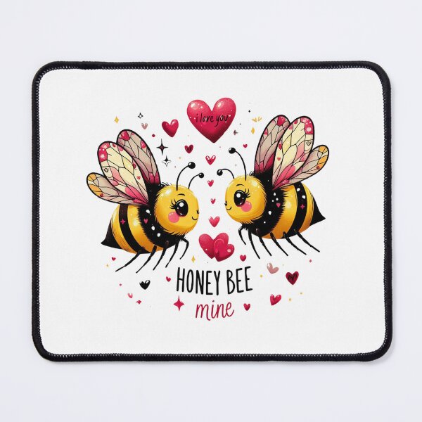Item preview, Cute Bee Couple Valentine Shirt – Honey Bee Love Graphic Tee, Romantic Bee Art Gift, Kawaii Valentine T-Shirt designed and sold by ZYNORAworld.
