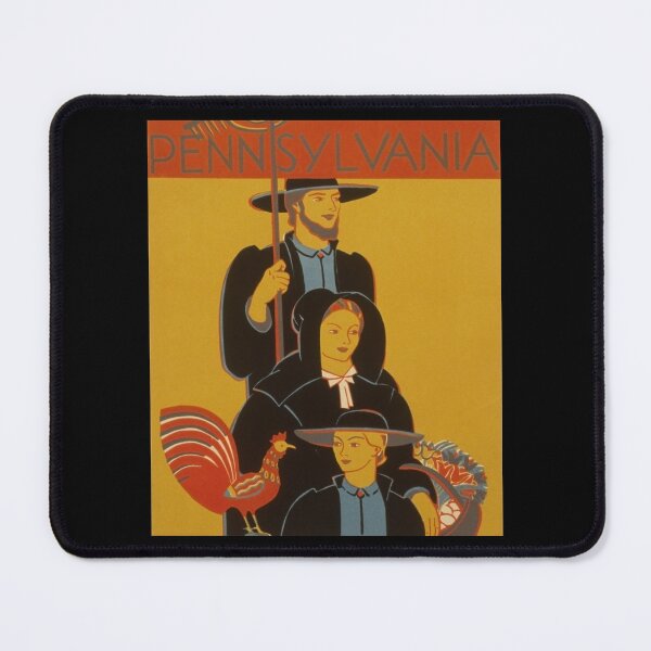 Item preview, Vintage Pennsylvnia Poster designed and sold by JournalOfTales.