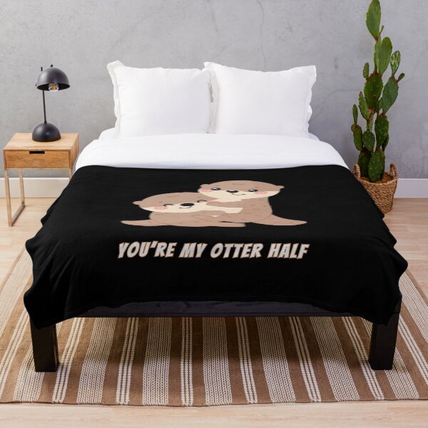 Item preview, You're My Otter Half Cute Couple Kawaii Meme designed and sold by AnimalMemeHub.