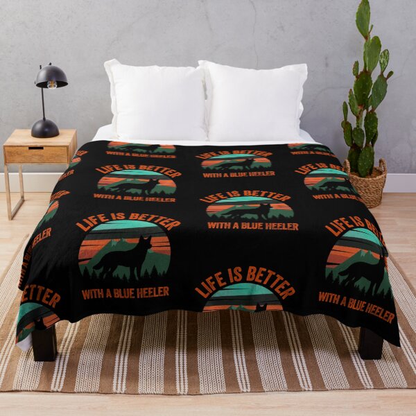 Item preview, Life Is Better With A Blue Heeler Mountains Vintage designed and sold by Guarddogdrive.
