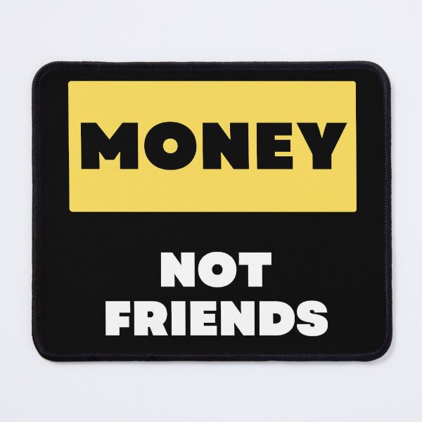 Item preview, Make Money Not Friends #Hustler -  Transparent designed and sold by BoldPowStudio.