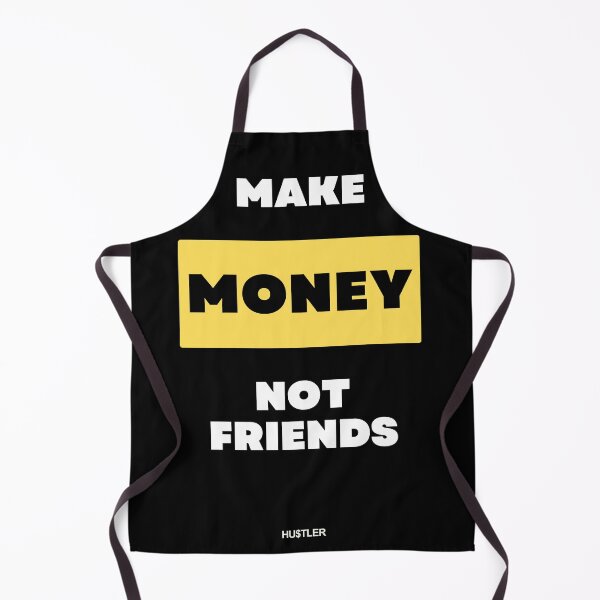 Item preview, Make Money Not Friends #Hustler - Transparent designed and sold by BoldPowStudio.