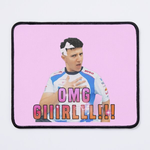 Item preview, girl omg isack hajdar sticker  designed and sold by memescenteral.