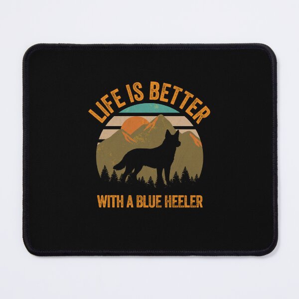 Item preview, Life Is Better With A Blue Heeler Retro Sun designed and sold by Guarddogdrive.