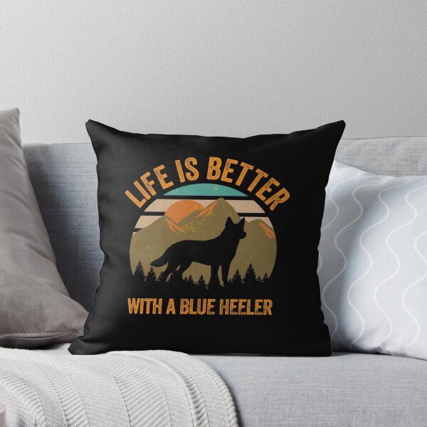 Item preview, Life Is Better With A Blue Heeler Retro Sun designed and sold by Guarddogdrive.