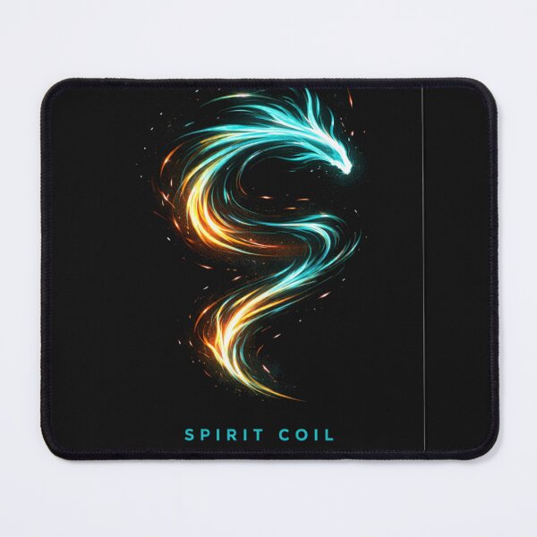 Item preview, Spirit Coil Energy T-Shirt | Abstract Fire & Ice Power Art Tee designed and sold by KDesignCrafts.