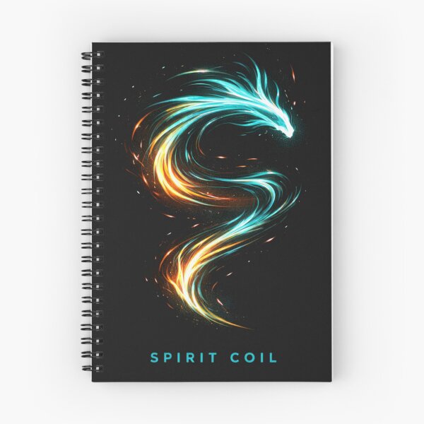 Item preview, Spirit Coil Energy T-Shirt | Abstract Fire & Ice Power Art Tee designed and sold by KDesignCrafts.
