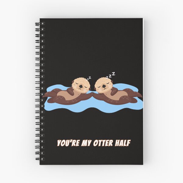 Item preview, You're My Otter Half Cute Couple Kawaii Meme designed and sold by AnimalMemeHub.
