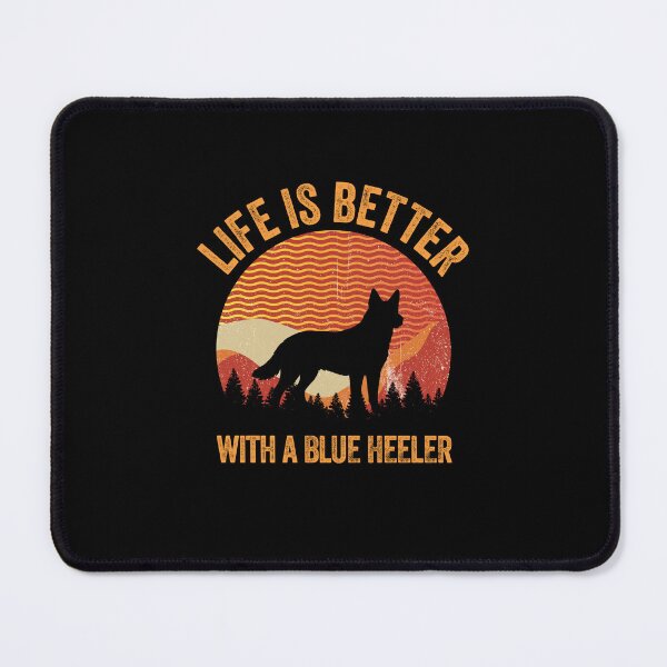 Item preview, Life Is Better With A Blue Heeler Retro Lines designed and sold by Guarddogdrive.