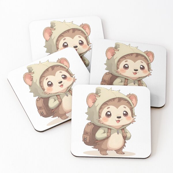 Item preview, Cozy Hedgehog Adventurer designed and sold by santi-ia.