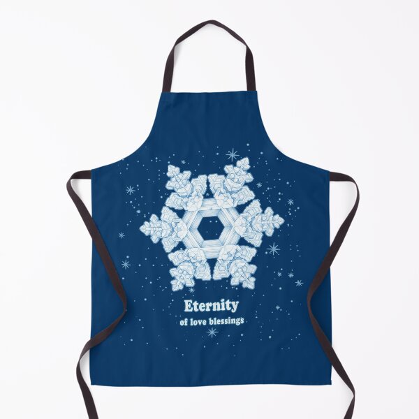 Item preview, Eternity Snowflake – The Season of Love Blessings Winter Blue Crystal Design designed and sold by Loving Nature Gifts.