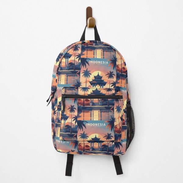 Item preview, Indonesia Retro Vintage Travel Design designed and sold by TravelersGems.