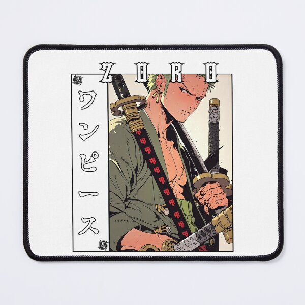 Item preview, Three Sword Samurai Warrior – Anime Style Swordsman Art designed and sold by lamiarte.