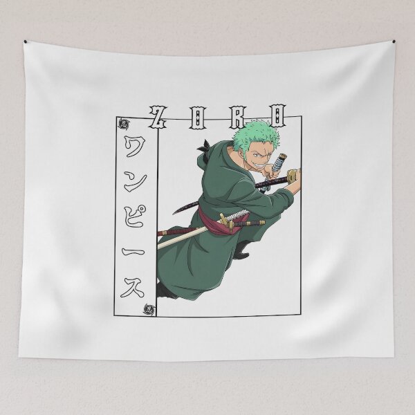 Item preview, Three Sword Samurai Warrior – Anime Style Swordsman Art designed and sold by lamiarte.