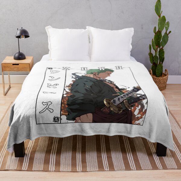 Item preview, Three Sword Samurai Warrior – Anime Style Swordsman Art designed and sold by lamiarte.