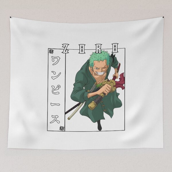 Item preview, Three Sword Samurai Warrior – Anime Style Swordsman Art designed and sold by lamiarte.