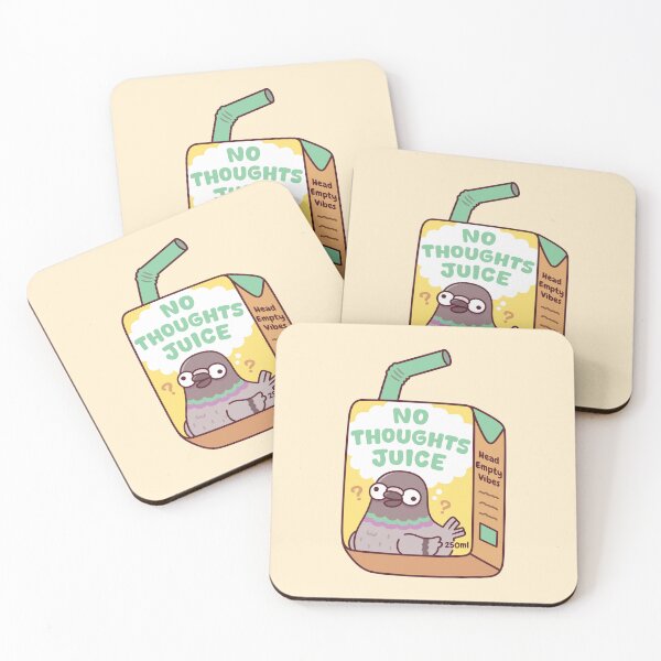 Item preview, Funny Silly Pigeon No Thoughts Juice Box designed and sold by rustydoodle.