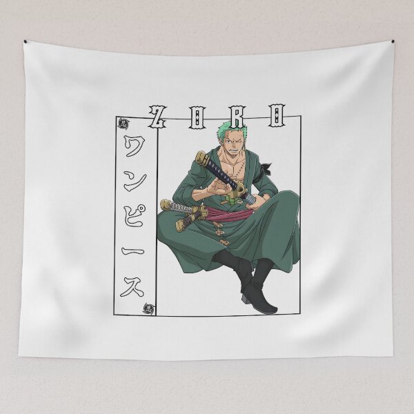 Item preview, Three Sword Samurai Warrior – Anime Style Swordsman Art designed and sold by lamiarte.