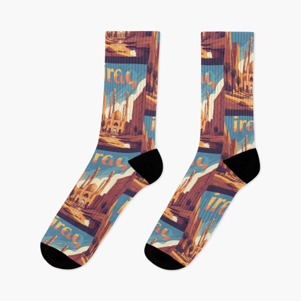 Item preview, Iraq Retro Vintage Travel Design designed and sold by TravelersGems.