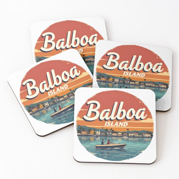 Item preview, Balboa Island California - Newport Beach Coastal Travel Design designed and sold by Mr_Butterfly.