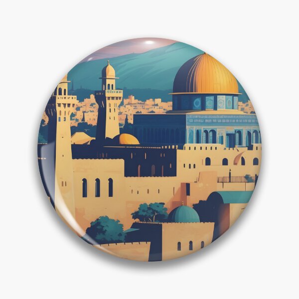 Item preview, Israel Retro Vintage Travel Design designed and sold by TravelersGems.