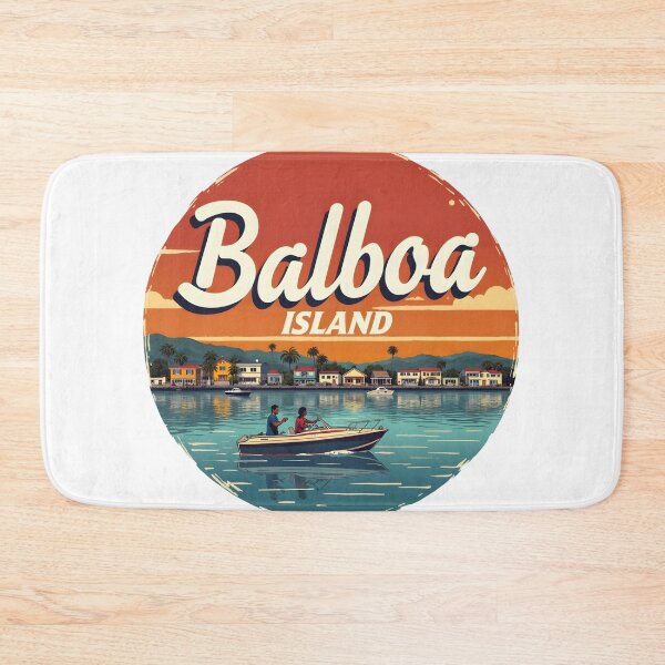 Item preview, Balboa Island California - Newport Beach Coastal Travel Design designed and sold by Mr_Butterfly.