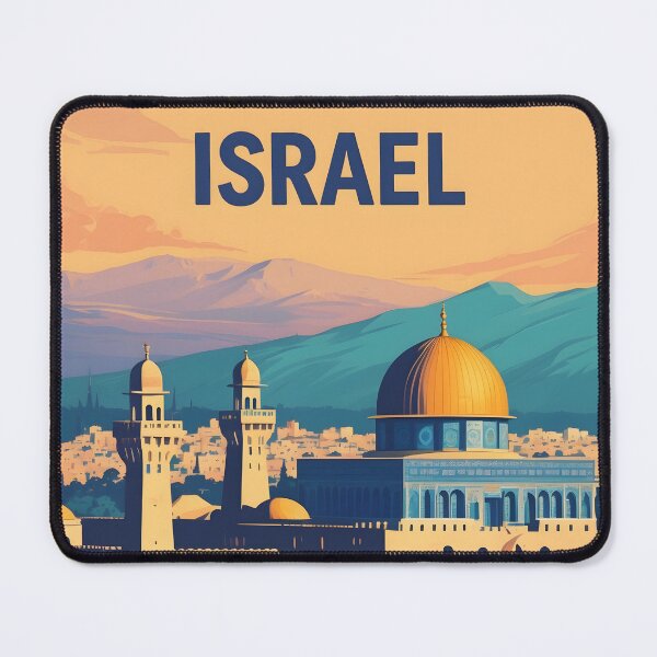 Item preview, Israel Retro Vintage Travel Design designed and sold by TravelersGems.