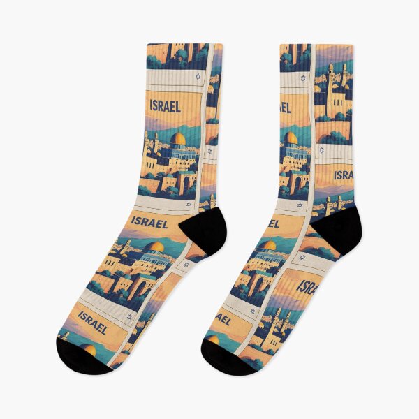 Item preview, Israel Retro Vintage Travel Design designed and sold by TravelersGems.