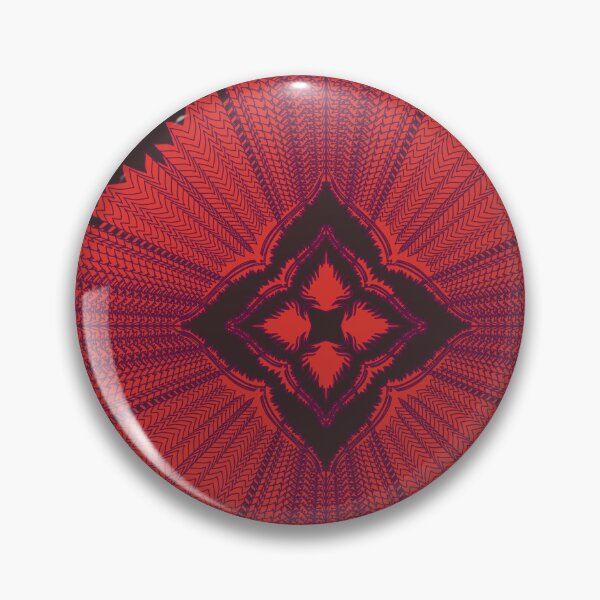 Item preview, Endless Power Red Black Mandala designed and sold by OIL Pattern Design .