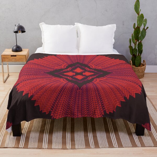Item preview, Endless Power Red Black Mandala designed and sold by OIL Pattern Design .