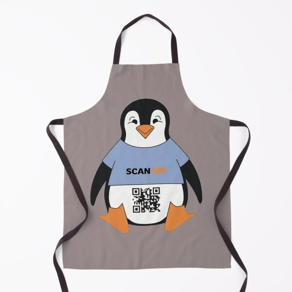 Item preview, Funny QR Scan Me Penguin Cool and Funny Gifts Idea designed and sold by SkymarArt.