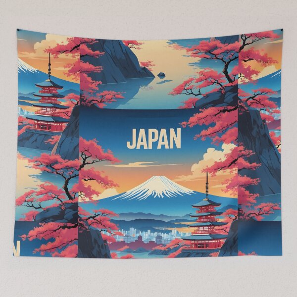 Artikelvorschau, Japanisches Retro-Vintage-Reisedesign entworfen und verkauft von TravelersGems.