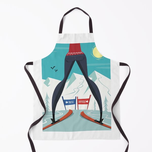 Item preview, Facile Difficile Ski poster designed and sold by GAGodel.