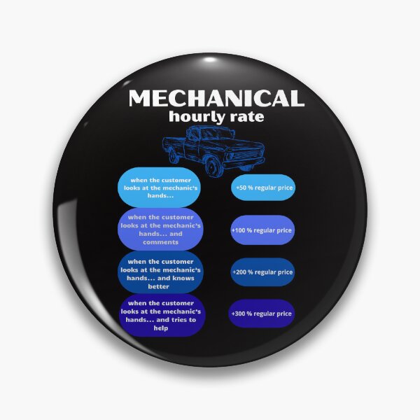 Item preview, Mechanic hourly rate Funny Gifts for Cars Lovers designed and sold by GavloDesign.