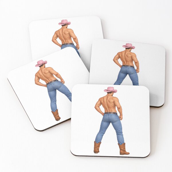 Item preview, Cowboy Energy – Pink Hat Cowboy (Back View) designed and sold by MPForet.