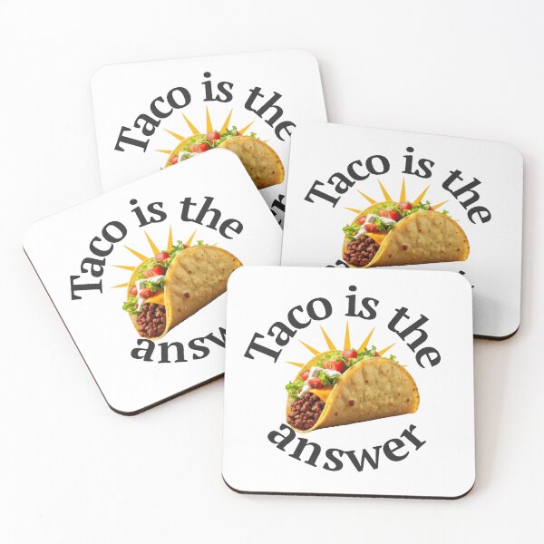 Item preview, Taco Is The Answer Funny Taco Sticker designed and sold by octozap.