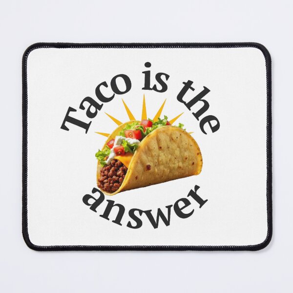 Item preview, Taco Is The Answer Funny Taco Sticker designed and sold by octozap.
