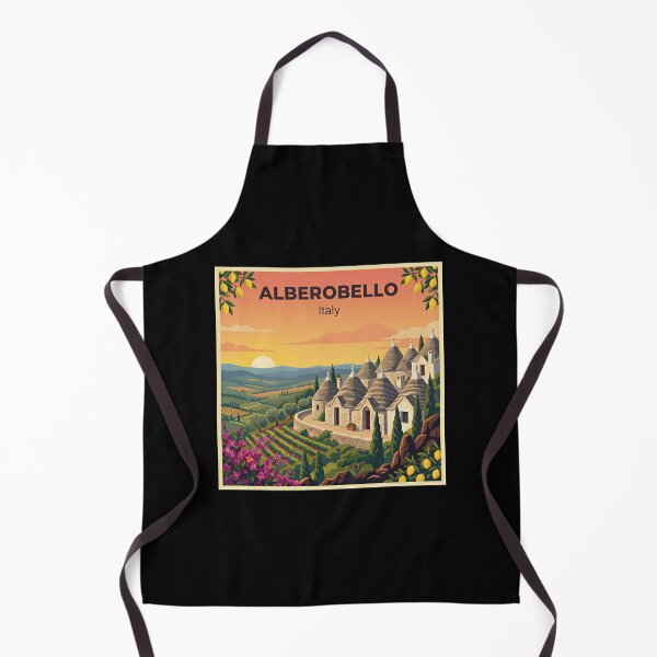 Item preview, A Nostalgic Classic Travel Poster – Italy Alberobello designed and sold by Blok45.