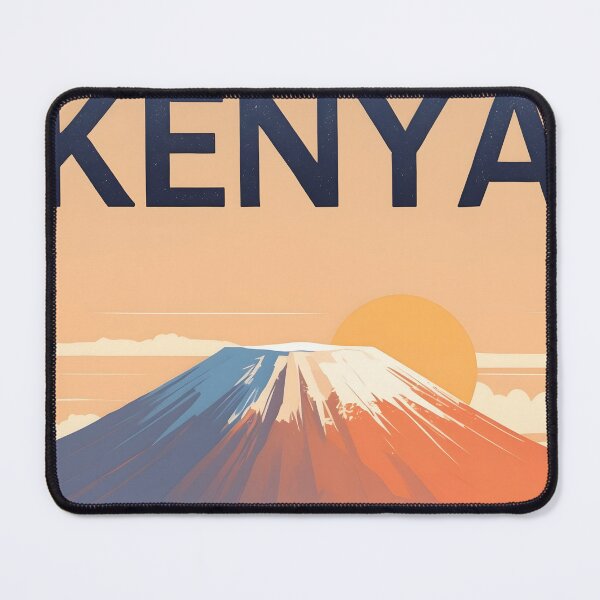 Item preview, Kenya Retro Vintage Travel Design designed and sold by TravelersGems.